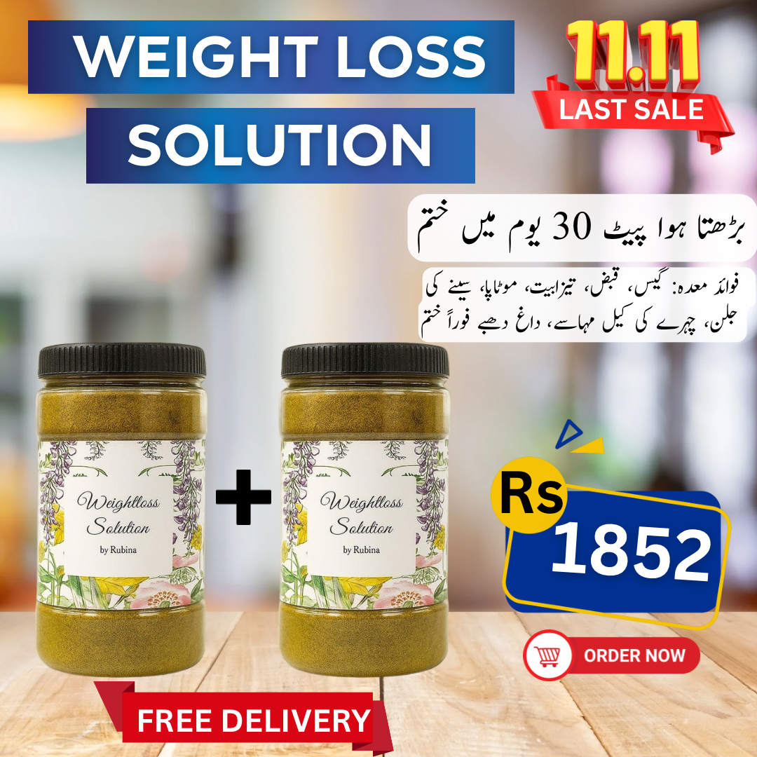 Dr Rubina Weightloss Solution buy 1 get 1 free (2 Month Plan)